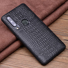 Handyhülle Hülle Luxus Leder Schutzhülle R03 für Huawei Honor 20i Schwarz