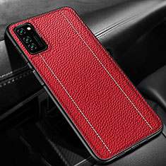 Handyhülle Hülle Luxus Leder Schutzhülle R03 für Huawei Honor V30 5G Rot