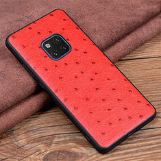 Handyhülle Hülle Luxus Leder Schutzhülle R03 für Huawei Mate 20 Pro Rot