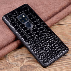 Handyhülle Hülle Luxus Leder Schutzhülle R03 für Huawei Mate 20 X 5G Schwarz