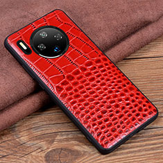 Handyhülle Hülle Luxus Leder Schutzhülle R03 für Huawei Mate 30 5G Rot