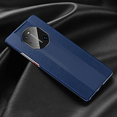 Handyhülle Hülle Luxus Leder Schutzhülle R03 für Huawei Mate 40E Pro 4G Blau