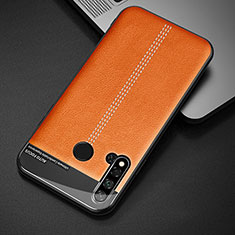 Handyhülle Hülle Luxus Leder Schutzhülle R03 für Huawei Nova 5i Orange