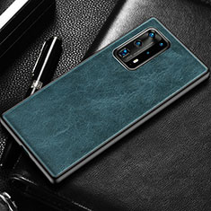 Handyhülle Hülle Luxus Leder Schutzhülle R03 für Huawei P40 Pro+ Plus Blau