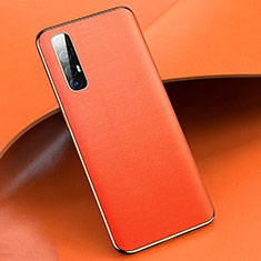 Handyhülle Hülle Luxus Leder Schutzhülle R03 für Oppo Find X2 Neo Orange