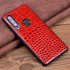 Handyhülle Hülle Luxus Leder Schutzhülle R04 für Huawei Honor 20E Rot