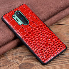 Handyhülle Hülle Luxus Leder Schutzhülle R04 für OnePlus 8 Pro Rot