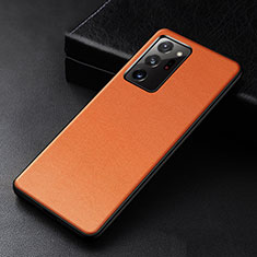 Handyhülle Hülle Luxus Leder Schutzhülle R04 für Samsung Galaxy Note 20 Ultra 5G Orange