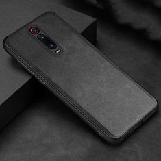 Handyhülle Hülle Luxus Leder Schutzhülle R04 für Xiaomi Mi 9T Pro Schwarz