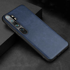 Handyhülle Hülle Luxus Leder Schutzhülle R04 für Xiaomi Mi Note 10 Pro Blau