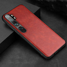 Handyhülle Hülle Luxus Leder Schutzhülle R04 für Xiaomi Mi Note 10 Pro Rot