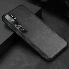 Handyhülle Hülle Luxus Leder Schutzhülle R04 für Xiaomi Mi Note 10 Pro Schwarz