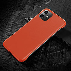 Handyhülle Hülle Luxus Leder Schutzhülle R05 für Apple iPhone 11 Orange