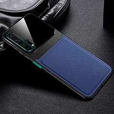 Handyhülle Hülle Luxus Leder Schutzhülle R05 für Huawei Honor 20 Pro Blau