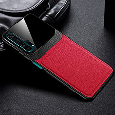 Handyhülle Hülle Luxus Leder Schutzhülle R05 für Huawei Honor 20 Pro Rot