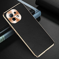 Handyhülle Hülle Luxus Leder Schutzhülle R05 für Xiaomi Mi 11 5G Schwarz