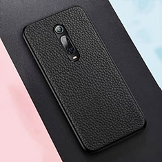 Handyhülle Hülle Luxus Leder Schutzhülle R05 für Xiaomi Mi 9T Pro Schwarz