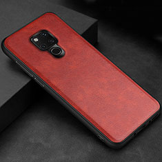 Handyhülle Hülle Luxus Leder Schutzhülle R06 für Huawei Mate 20 X 5G Rot