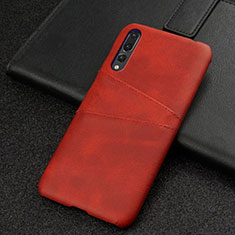 Handyhülle Hülle Luxus Leder Schutzhülle R06 für Huawei P20 Pro Rot