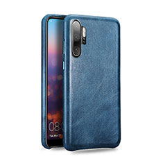 Handyhülle Hülle Luxus Leder Schutzhülle R06 für Huawei P30 Pro New Edition Blau