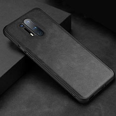 Handyhülle Hülle Luxus Leder Schutzhülle R06 für OnePlus 8 Pro Schwarz