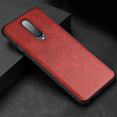 Handyhülle Hülle Luxus Leder Schutzhülle R06 für OnePlus 8 Rot