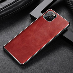 Handyhülle Hülle Luxus Leder Schutzhülle R07 für Apple iPhone 11 Pro Max Rot