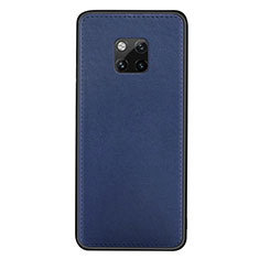 Handyhülle Hülle Luxus Leder Schutzhülle R07 für Huawei Mate 20 Pro Blau