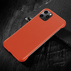 Handyhülle Hülle Luxus Leder Schutzhülle R08 für Apple iPhone 11 Pro Orange