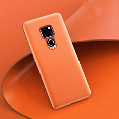 Handyhülle Hülle Luxus Leder Schutzhülle R08 für Huawei Mate 20 Orange