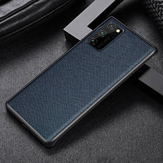 Handyhülle Hülle Luxus Leder Schutzhülle R09 für Huawei Honor V30 5G Blau