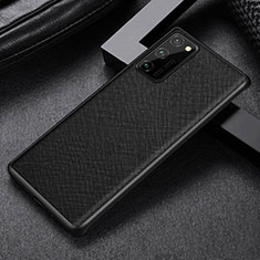 Handyhülle Hülle Luxus Leder Schutzhülle R09 für Huawei Honor V30 Pro 5G Schwarz