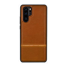 Handyhülle Hülle Luxus Leder Schutzhülle R10 für Huawei P30 Pro Orange