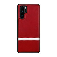Handyhülle Hülle Luxus Leder Schutzhülle R10 für Huawei P30 Pro Rot