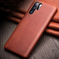 Handyhülle Hülle Luxus Leder Schutzhülle R11 für Huawei P30 Pro Orange