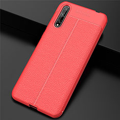 Handyhülle Hülle Luxus Leder Schutzhülle S01 für Huawei Enjoy 10S Rot