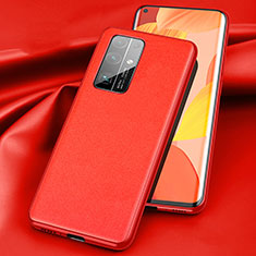 Handyhülle Hülle Luxus Leder Schutzhülle S01 für Huawei Honor 30 Rot