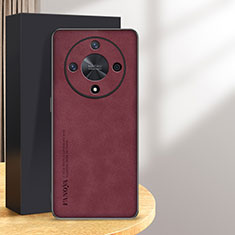 Handyhülle Hülle Luxus Leder Schutzhülle S01 für Huawei Honor X9b 5G Rot