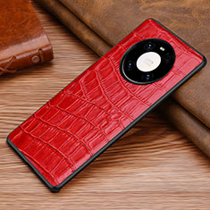 Handyhülle Hülle Luxus Leder Schutzhülle S01 für Huawei Mate 40 Rot
