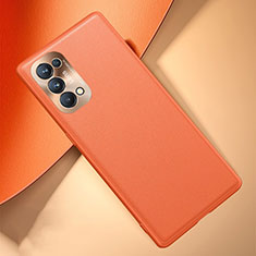 Handyhülle Hülle Luxus Leder Schutzhülle S01 für Oppo Find X3 Lite 5G Orange
