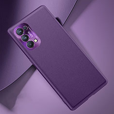 Handyhülle Hülle Luxus Leder Schutzhülle S01 für Oppo Find X3 Lite 5G Violett