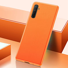 Handyhülle Hülle Luxus Leder Schutzhülle S01 für Oppo K5 Orange