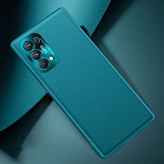 Handyhülle Hülle Luxus Leder Schutzhülle S01 für Oppo Reno5 Pro 5G Cyan