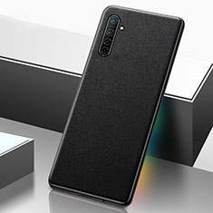 Handyhülle Hülle Luxus Leder Schutzhülle S01 für Realme XT Schwarz