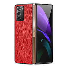 Handyhülle Hülle Luxus Leder Schutzhülle S01 für Samsung Galaxy Z Fold2 5G Rot