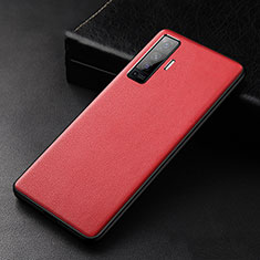 Handyhülle Hülle Luxus Leder Schutzhülle S01 für Vivo X50 5G Rot