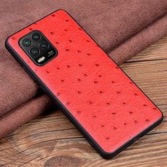 Handyhülle Hülle Luxus Leder Schutzhülle S01 für Xiaomi Mi 10 Lite Rot