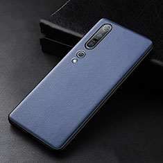 Handyhülle Hülle Luxus Leder Schutzhülle S01 für Xiaomi Mi 10 Pro Blau