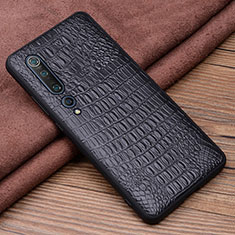 Handyhülle Hülle Luxus Leder Schutzhülle S01 für Xiaomi Mi 10 Schwarz