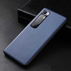 Handyhülle Hülle Luxus Leder Schutzhülle S01 für Xiaomi Mi 10 Ultra Blau